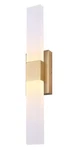 Canarm Farrow 2-LIGHT Led Vanity Modern Minimalist Gold Finish, Di. Fixed Price $95.18.