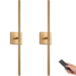 Gwoner Battery Operated Led Wall Sconces Set Of 2, 25" Inch, Gold. Fixed Price $88.10.