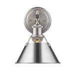 Golden Lighting Orwell Bath Fixture, Pewter With Chrome 3306-BA1PW-CH. Fixed Price $109.99.