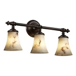 Justice Design Group Lumenaria 3LIGHT Bath Bar Dark Bronze Finish With Faux. Fixed Price $149.00.