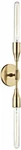 Mitzi Tara 29 3/4" High Aged Brass 2-LIGHT Wall Sconce. Fixed Price $222.00.