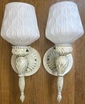 Vintage 60S Miami Carey Wall Sconces Torch Lights Mid Century Hollywood Regency. Fixed Price $79.00.