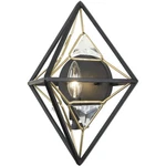 Varaluz 353W01MBFG Marcia Wall Sconce Matte Black And French Gold. Fixed Price $299.00.