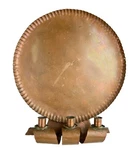 Vintage Signed Don Kirtland Hand Made Copper Wall 3 Candle Sconce. Fixed Price $129.99.