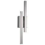 Elan Idril Light Led Wall Sconce, Chrome/etched Acrylic - 83702. Fixed Price $439.99.