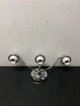 Lalia LHV-1003-CH 3-LIGHT Chrome Alabaster Vanity Wall Fixture. Fixed Price $58.80.