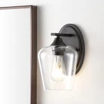 Jonathan 6" Cottage Rustic Iron/glass Led Vanity Light, Oil Rubbed Bronze. Fixed Price $78.99.