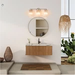 Housemark Luca 3-LIGHT Vanity Wall Sconce Brushed Nickel Finish. Fixed Price $26.99.