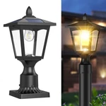 Solar Post Lights, 3000K Dusk To Dawn Lamp With Pier Mount B.... Fixed Price $81.88.