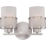 Nuvo Lighting Fusion Vanity Fixture W/ Frosted Glass 60-4682. Fixed Price $129.98.