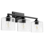 Quorum Dakota Light Vanity, Noir/clear Seeded 5202-3-69. Fixed Price $191.00.
