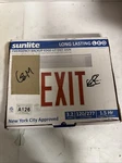 Sunlite 05277 Led Edge Exit Sign, Clear Panel. Fixed Price $26.99.