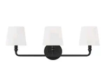 Hampton Bay Canterwood 3-LIGHT Bathroom Vanity Fixture Black C6373-F. Fixed Price $47.89.