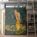 Midsummer Eve Edward Robert Hughes Girl Elves Fairy Tale Canvas Wall Art Print. Fixed Price $54.00.