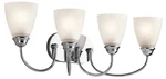 Kichler 45640CH Jolie 4-LIGHT Bath Vanity In Chrome. Fixed Price $139.97.