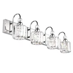 Led Vanity 4 Stainless Steel Crystal Bathroom Mirror Ralbay Modern Lights. Fixed Price $179.99.