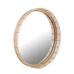 Maxim 22449 Vannerie 30"W 3-1/2"H Circular Flat Accent Mirror Ecru. Fixed Price $528.00.