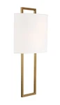 Crystorama Lighting Group FRE-422 Fremont 21" Tall Wall Gold. Fixed Price $218.00.