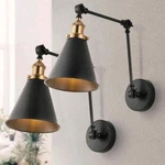 Jonathan Y Rover 7 In. Adjustable Classic Glam Arm Metal Led Wall Sconce (2 Pk). Fixed Price $49.99.
