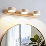 Rustic Farmhouse Led Vanity Light With 3 Travertine Stone Shades. Fixed Price $283.99.
