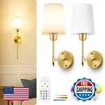 Syncglow Battery Operated Wall Sconces Set Of 2, Bronze Cordless Lights Wit. Fixed Price $78.61.