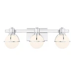 Savoy House Pierce Light Bath, Chrome/opal 8-1060-3-11. Fixed Price $266.00.