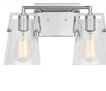 Crofton 2-LIGHT Bathroom Vanity #DJV1032CH "drew&jonathan Collection". Fixed Price $189.95.
