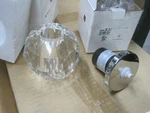 Wac Lighting G930-CL Glass Shade Polaris, And Mini Canopy Qmp-mi-ch. Fixed Price $89.99.