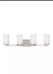 Sea Gull Lighting 4439104-962 Hettinger 29" 4-LIGHT Bath Vanity Brushed. Fixed Price $119.99.