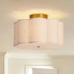 Vexagyle 3-LIGHT Flush Mount Ceiling LIGHT,12.6INCH Drum Fixtur.... Fixed Price $56.37.