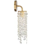 Crystorama Gabrielle Light Wall Mount, Antique Gold GAB-B7311-GA. Fixed Price $182.40.