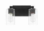 Capital Lighting Black Iron 119821BI-435 2-LIGHT 13"W Bathroom Vanity. Fixed Price $79.00.