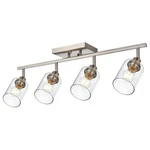 Vinluz 4 Light Vanity For Bathroom Brushed Nickel Finish Classic Spo.... Fixed Price $172.19.