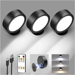 Ezvalo Led Wall Sconces 3-PACK Rechargeable Cordless Lights W/ Remote New. Fixed Price $29.00.