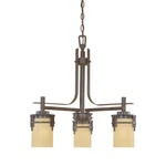 Designers Fountain Mission Ridge Light Down Chandelier, Mahogany 82183-WM. Fixed Price $396.40.