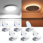6 Pack Inch Led Recessed With Night Light, 2700K/3000K/3500K/4000K/50.... Fixed Price $58.75.