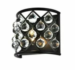 Wall Sconce Matte Black Crystal Dining Foyer Bathroom Hallway Light Fixture. Fixed Price $365.76.