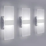 Led Wall Sconce Modern Light Lamps 12W Cool WHITE-3 Pack. Fixed Price $68.36.