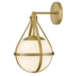 Lark Colby 1 Light 9" Sconce, Lacquered Brass/cased Opal - 83670LCB. Fixed Price $179.99.