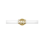 Hinkley Lighting Lyra Medium Led Bath Vanity, Lacquered Brass - 50872LCB. Fixed Price $347.65.