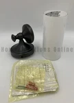 Pottery Barn Mercer Single Tube Sconce W/ Shade Antique Bronze 11.5" #U122. Fixed Price $118.48.