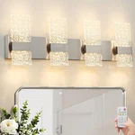 Modern Bathroom Fixtures Brushed Nickel, Dimmable Led Vanity Lights For.... Fixed Price $250.18.