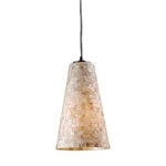 Elk Lighting Riley Single 10" Wide Pendant With Clear Glass Shade 16061/1. Fixed Price $85.00.