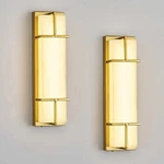 Fanyank 15.7INCH Alabaster Wall Sconces Set Of Two, 3 Cct Dimmable. Fixed Price $389.00.