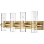 Z-lite 343-4V-RB Lawson Bathroom Vanity Light Rubbed Brass. Fixed Price $372.00.