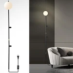 Modern Plug Wall Sconce Globe Shade Indoor Light, Led Mounted La.... Fixed Price $93.48.