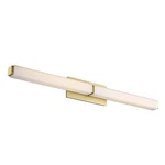 Modern Forms Vogue 1LT 39" Led Bathroom VANITY/3000K, Brass WS-3139-BR. Fixed Price $477.00.