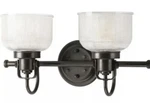 Progress Lighting Archie 2-LIGHT Bronze Transitional Vanity. Fixed Price $44.95.