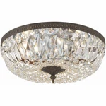 Crystorama Ceiling Mount 16" Wide Bronze Swarovski Spectra Light 716-EB-CL-S. Fixed Price $449.99.