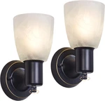 Wall Sconces Set Of 2, Matte Black Vanity Lights For Bathroom, Modern. Fixed Price $47.11.